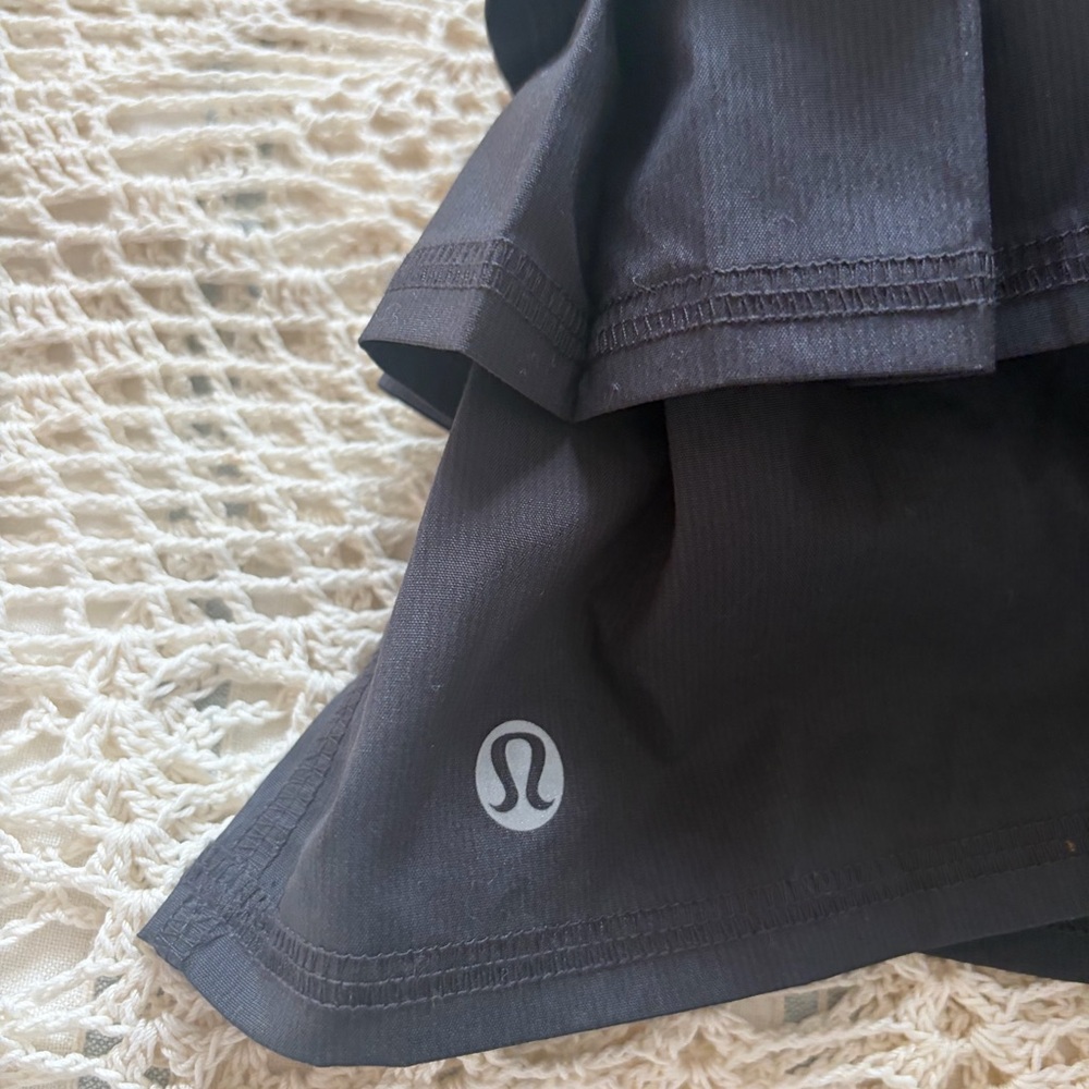 Lululemon Athletica Pink and Black Layered Mini Skirt - Picture 4 of 5